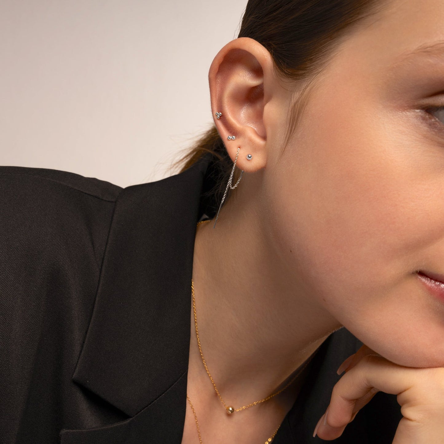 Ball Thread Ear Jacket