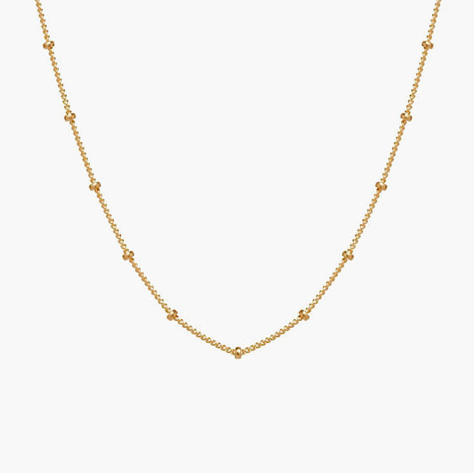 Minimal Satellite Chain Necklace